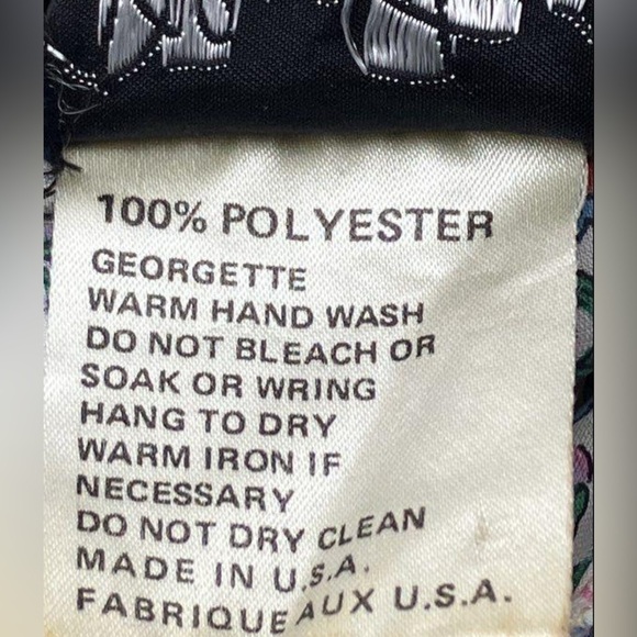 Diane Freis Original Georgette Maxi Dress Bohemian flower Floral Printed - Picture 5 of 16